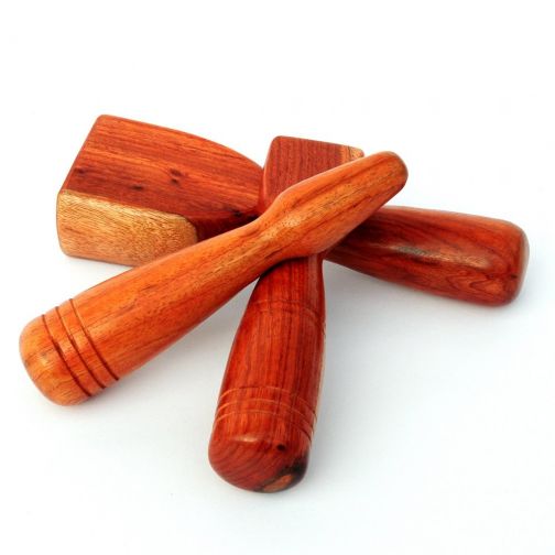 Professionelle Massagehilfe, Massagewerkzeug aus Holz Form: Stäbchen