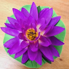 Flowers artificial flowers lotus water lily, middle 13cm...